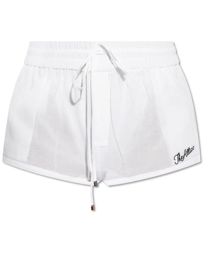 The Attico Komm mit uns zum strand kollektion shorts - Weiß