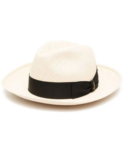 Borsalino Hats - White