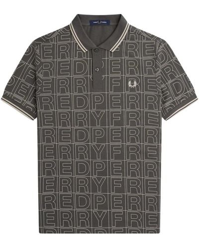 Fred Perry Polo Shirts - Grey