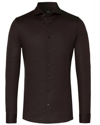 DESOTO Luxury Line Slim Fit Hemden - Schwarz