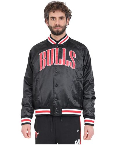 KTZ Trendy giacca college chicago bulls - Rosso