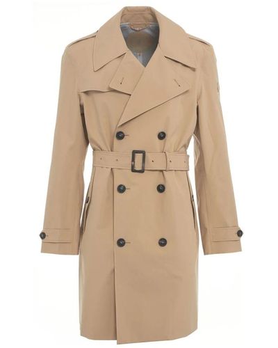 Save The Duck Trench Coats - Natural