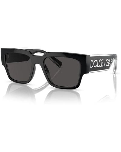 Dolce & Gabbana Sonnenbrille injiziertes polycarbonat - Schwarz