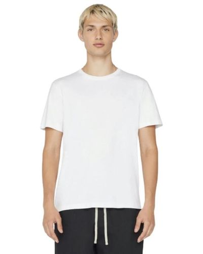 FRAME Cleanes logo-t-shirt - Weiß