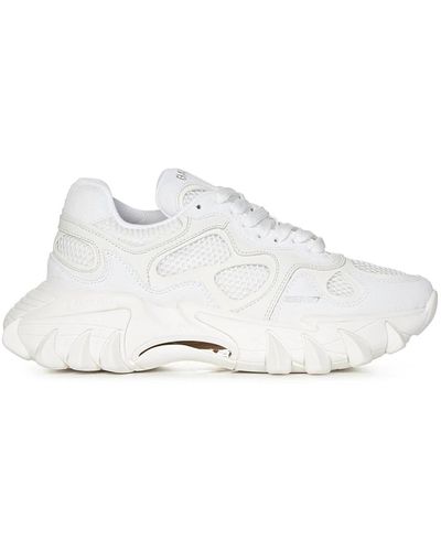Balmain Chunky blanc sneakers con lacci - Bianco