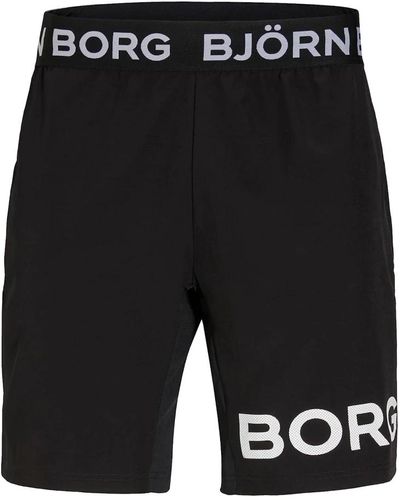 Björn Borg Trainingsshorts mit logo-bund - Schwarz