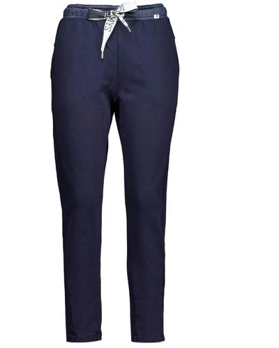 10Days Trousers > slim-fit trousers - Bleu