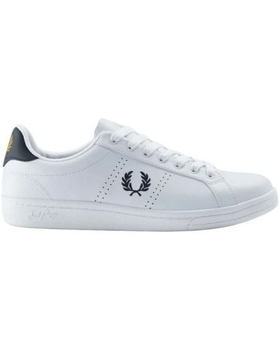Fred Perry Sneakers in pelle bianche - Bianco