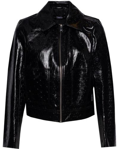 Karl Lagerfeld Jackets > leather jackets - Noir