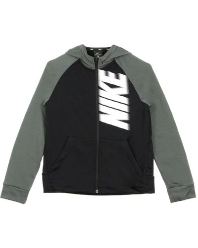 Nike Kinder leichte zip hoodie dri-fit - Grau
