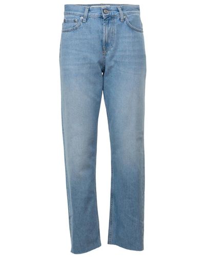 Roy Rogers Jeans de novia de cintura alta lavado claro - Azul