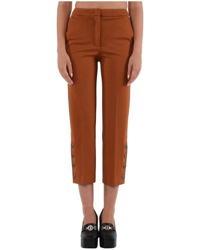 Twin Set Cropped Trousers - Brown