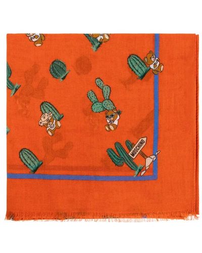 Moschino Accessories > scarves > silky scarves - Orange