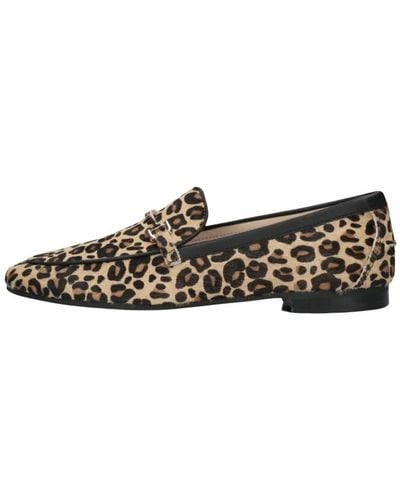 Inuovo Leopard loafers - Braun