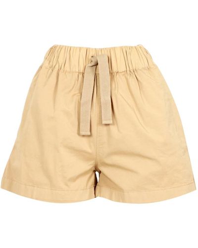 Semicouture Short Shorts - Natur