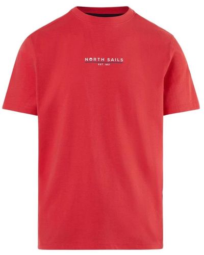 North Sails T-Shirts - Red