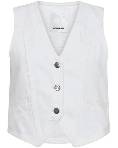 co'couture Vests - White