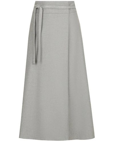 Peserico Midi Skirts - Grey