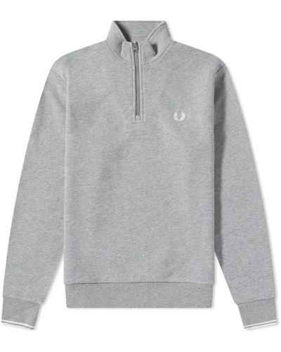 Fred Perry Zip-Throughs - Grey