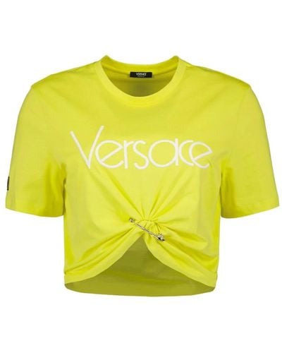 Versace Crop t-shirt 1978 ré-edition - Giallo