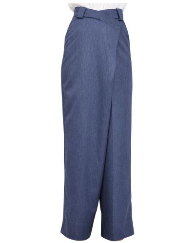 ViCOLO Pantalones azul palazzo