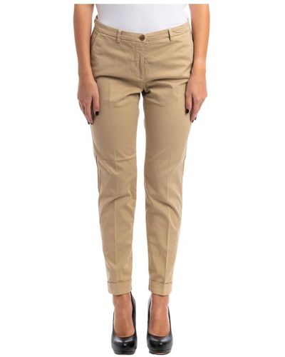 Seventy Trousers > slim-fit trousers - Neutre