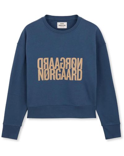 Mads Nørgaard Sweatshirts - Blue
