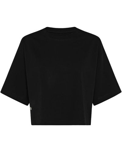 Philippe Model Minimalistisches marion t-shirt mit einzigartigem detail - Schwarz