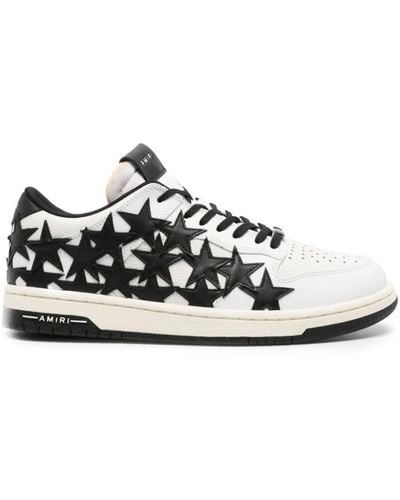 Amiri Schwarze low-top sneakers mit sternen,sneakers - Weiß