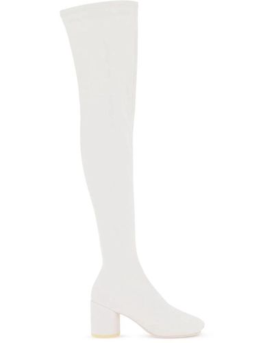 MM6 by Maison Martin Margiela Shoes > boots > over-knee boots - Blanc