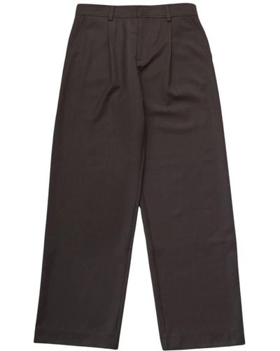 Soulland Cropped Trousers - Grey