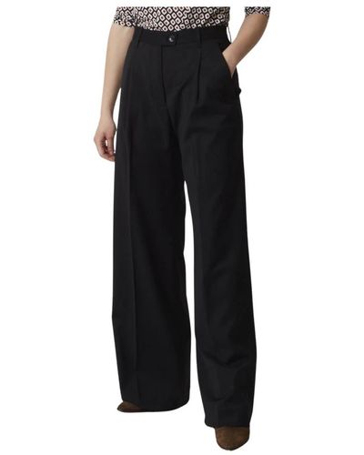 Nine:inthe:morning Trousers > wide trousers - Noir