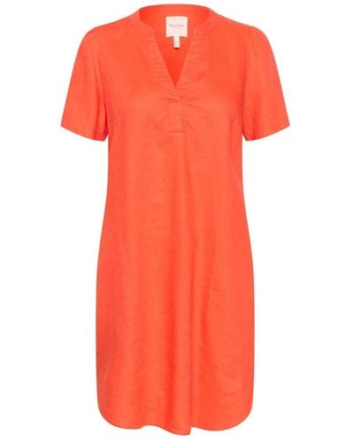 Part Two Short Dresses - Orange