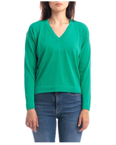Drumohr V-neck knitwear - Verde