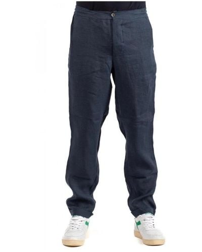 Alpha Industries Straight Trousers - Blue