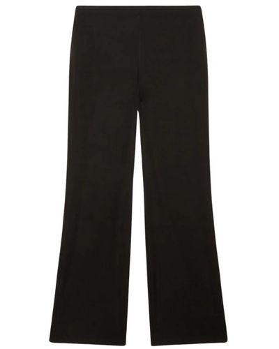 Elena Miro Trousers > wide trousers - Noir