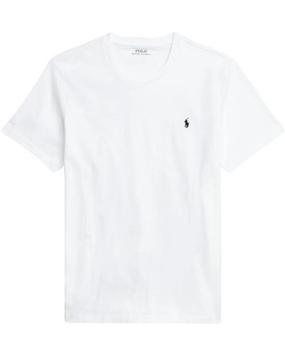 Ralph Lauren T-shirt e polo con pony ricamato - Bianco