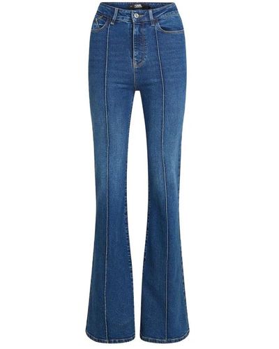 Karl Lagerfeld Flared Jeans - Blau