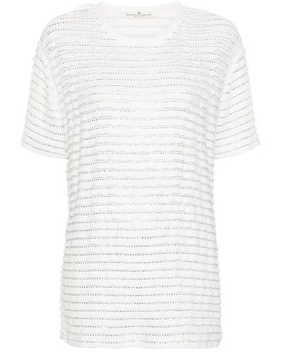 Ermanno Scervino Tops > t-shirts - Blanc