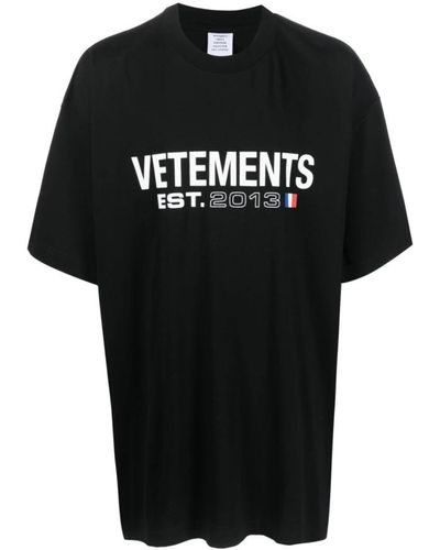Vetements T-Shirts - Black
