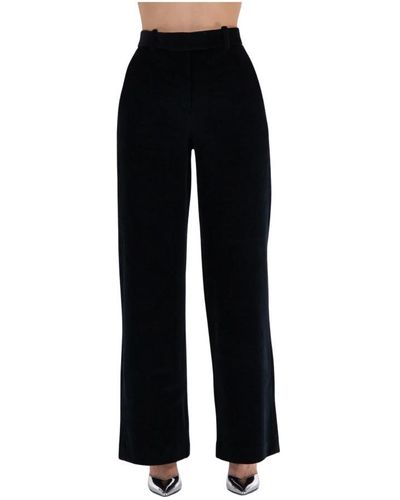 Circolo 1901 Wide Trousers - Black