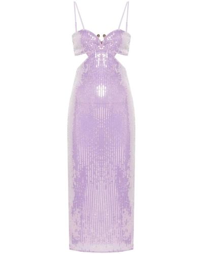 Patrizia Pepe Midi Dresses - Purple
