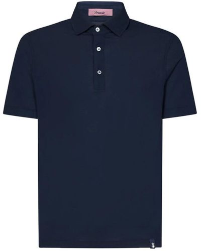 Drumohr Polo Shirts - Blue