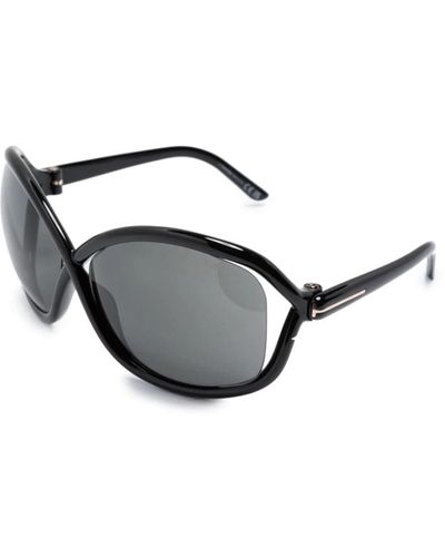 Tom Ford Schwarze sonnenbrille mit originalzubehör