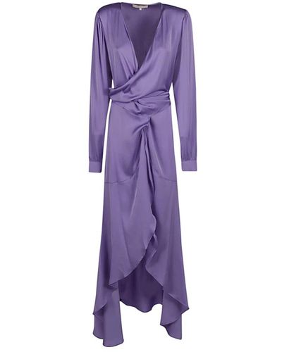 Silk95five Midi Dresses - Purple