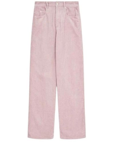 Isabel Marant Straight Trousers - Pink
