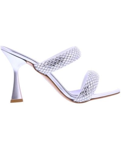 Albano Shoes > heels > heeled mules - Blanc