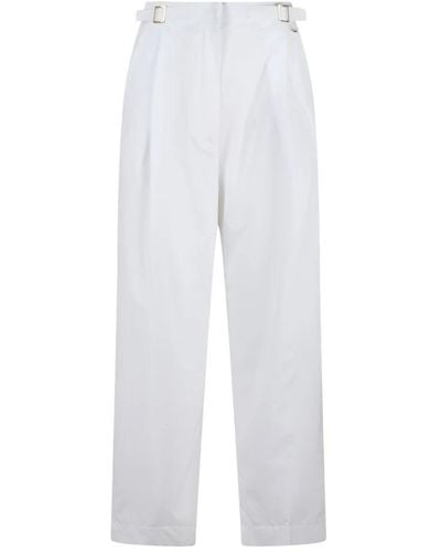 Herno Straight Pants - White