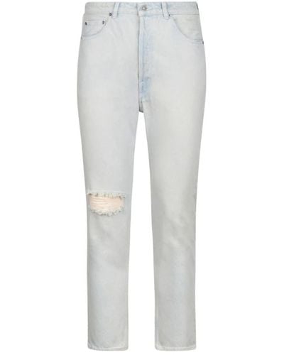 Golden Goose Jeans blu chiaro effetto consumato - Grigio