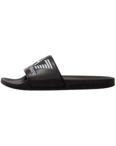 EA7 Flache sandale xcp001 schwarz
